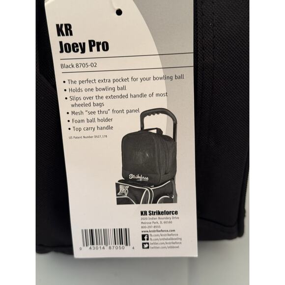 KR Strikeforce Joey Pro Black Bowling Bag - Picture 2 of 11